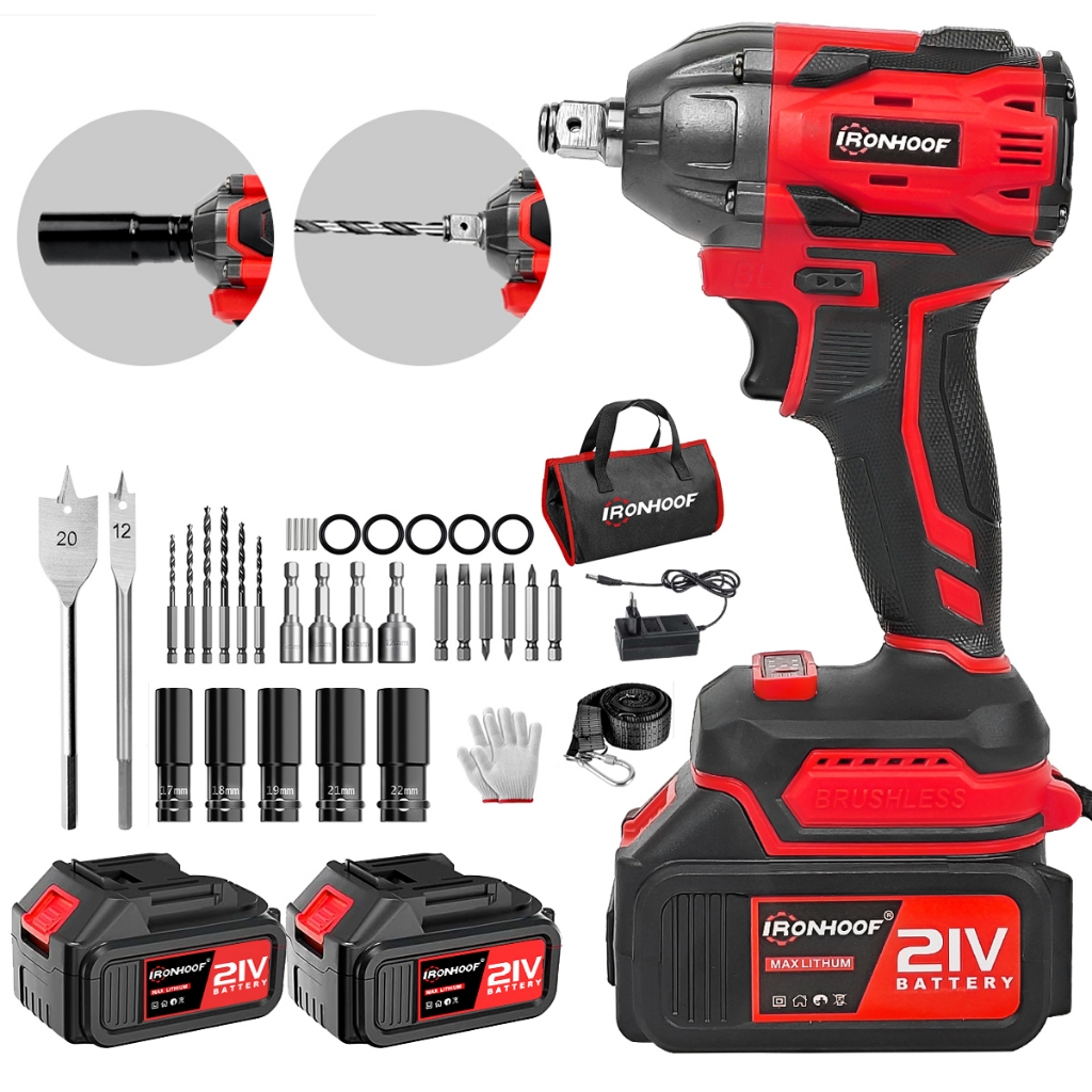 Parafusadeira Chave De Impacto A Bateria Elétrica