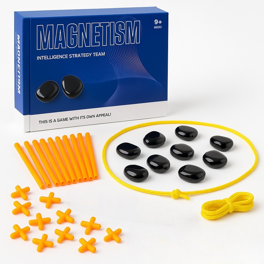 Jogo Magnético Desafio Divertido Imã Com Bolsa P