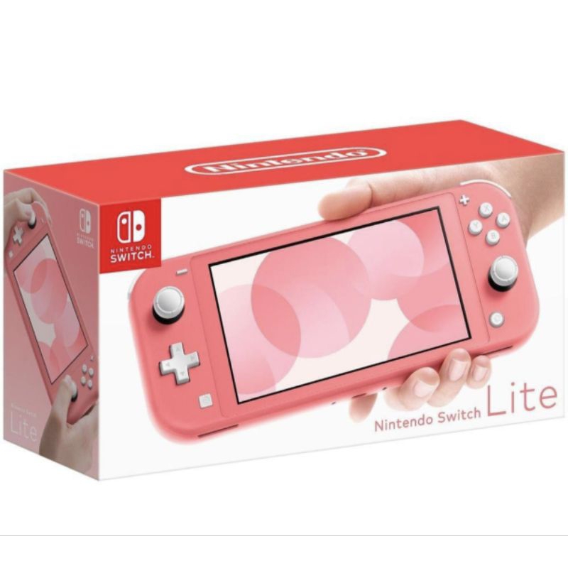 Nintendo switch lite novo desbloqueado coral
