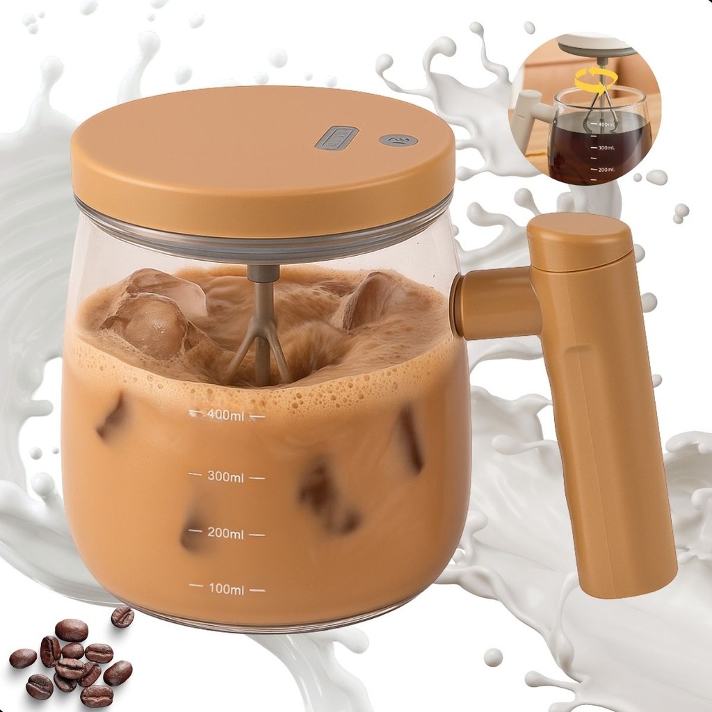 Caneca Mixer Vidro Misturador De Bebidas Portátil