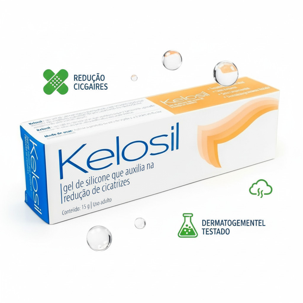 Gel Silicone Kelosil Original Redução Cicatriz e