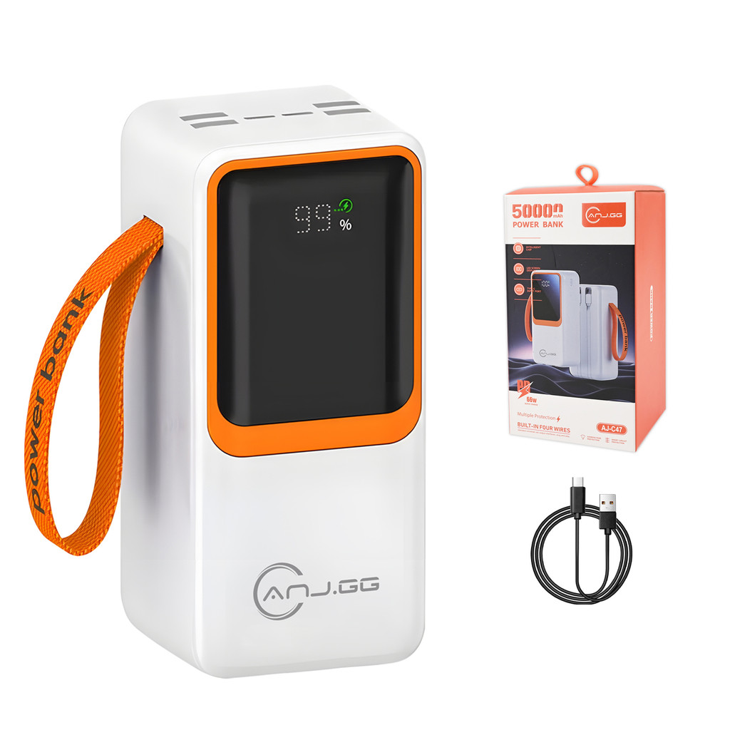 Power Bank 20000/30000/50000mAh Carga Rápida Disp