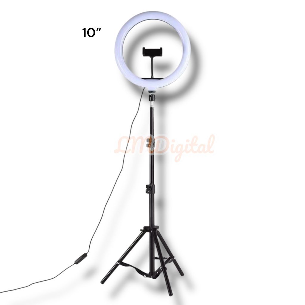 Ring Light Iluminador 10 Polegadas Com Tripé Prof