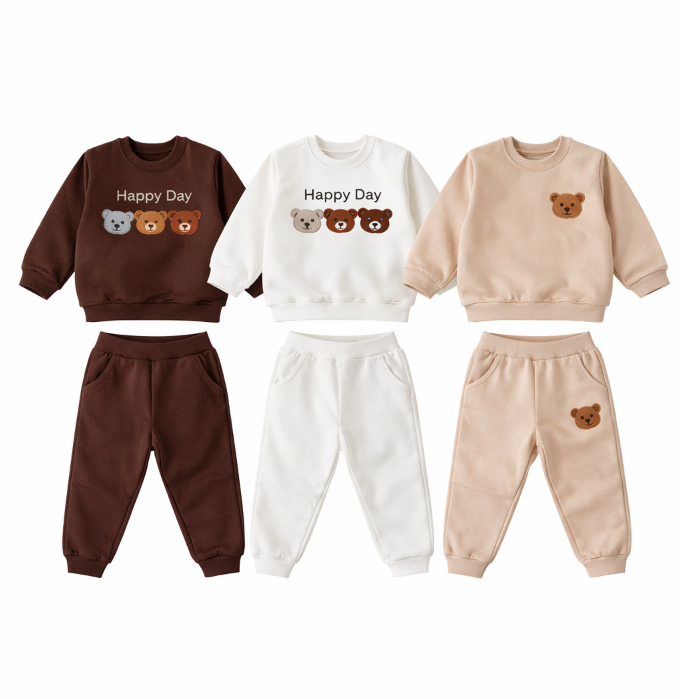 Conjunto Moletom Infantil Flanelado Inverno Roupa 