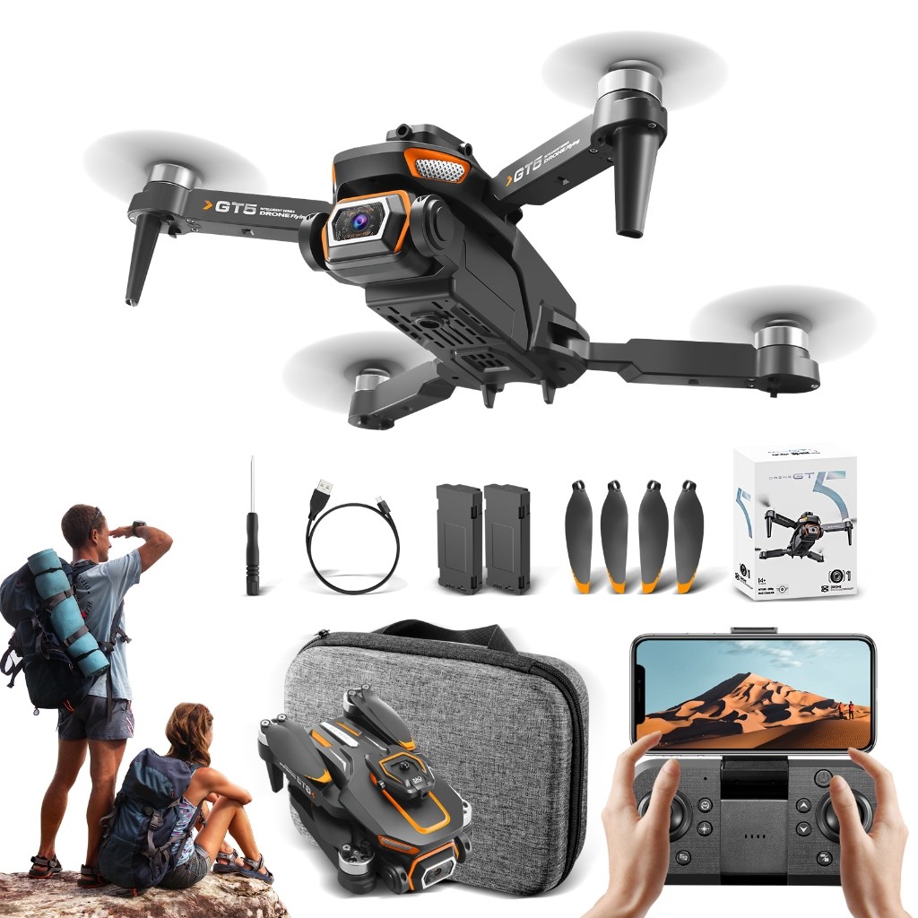Drone profissional GT5 com motor sem escovas e câ