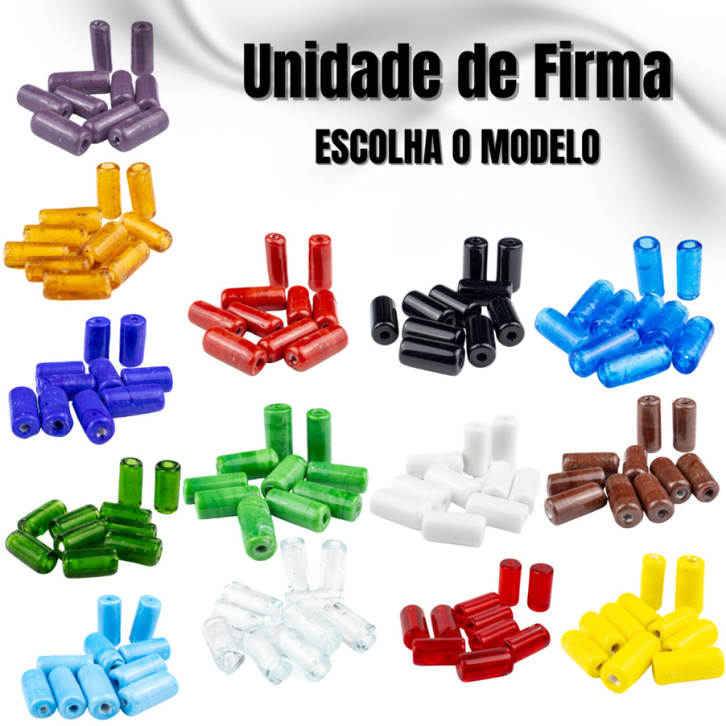 Unidade Firma em Murano Lisa 22mm Escolha o Modelo