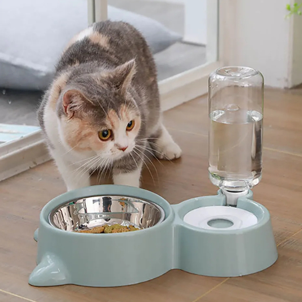 Comedouro 2 em 1 Para animais de estimação Cacho