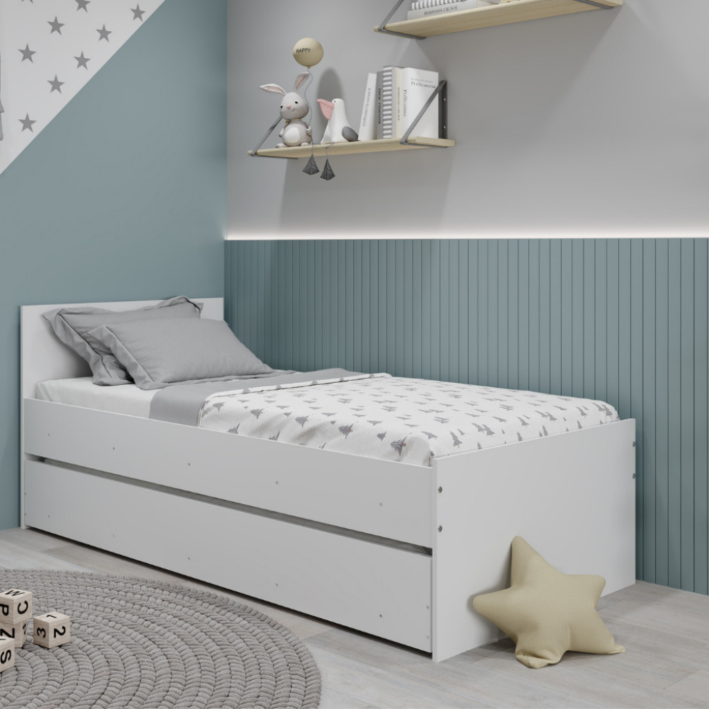 Cama Infantil Bicama Alecrim Branco – Movelb