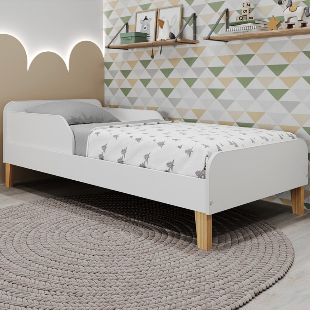 Mini-Cama Mimo Montessoriana Branco – Movelb