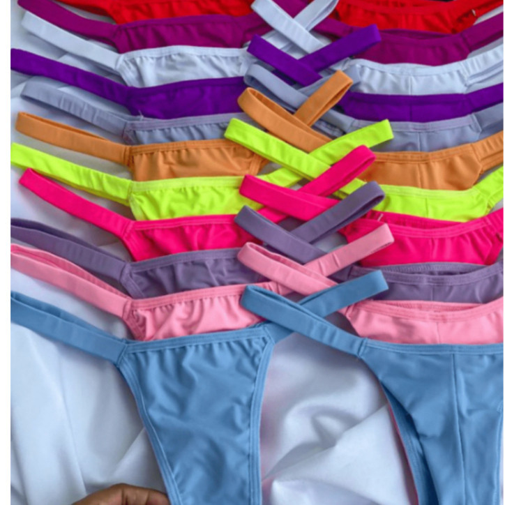 KIT 10 Tangas Calcinha Fio duplo Sexy Intimates Co