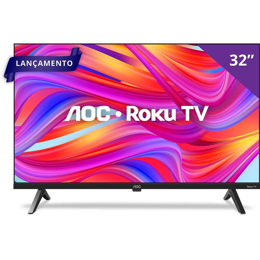 Smart TV AOC DLED 32 HD WI-FI Roku TV HDMI USB