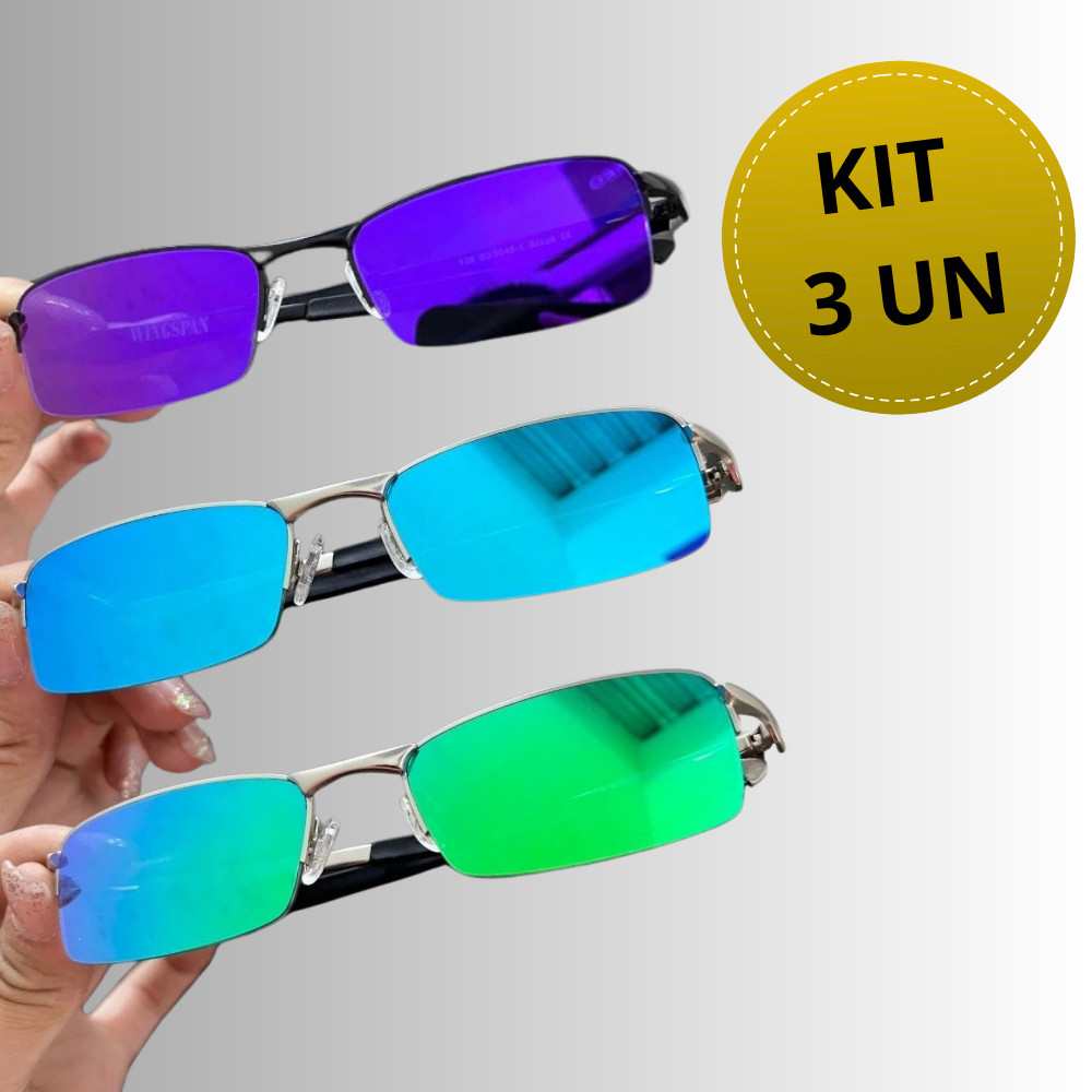 KIT 3 Lupinha do Vilão Espelhada Lupa de Vilão T