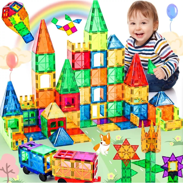 Blocos de Montar Magnéticos Construção Brinqued