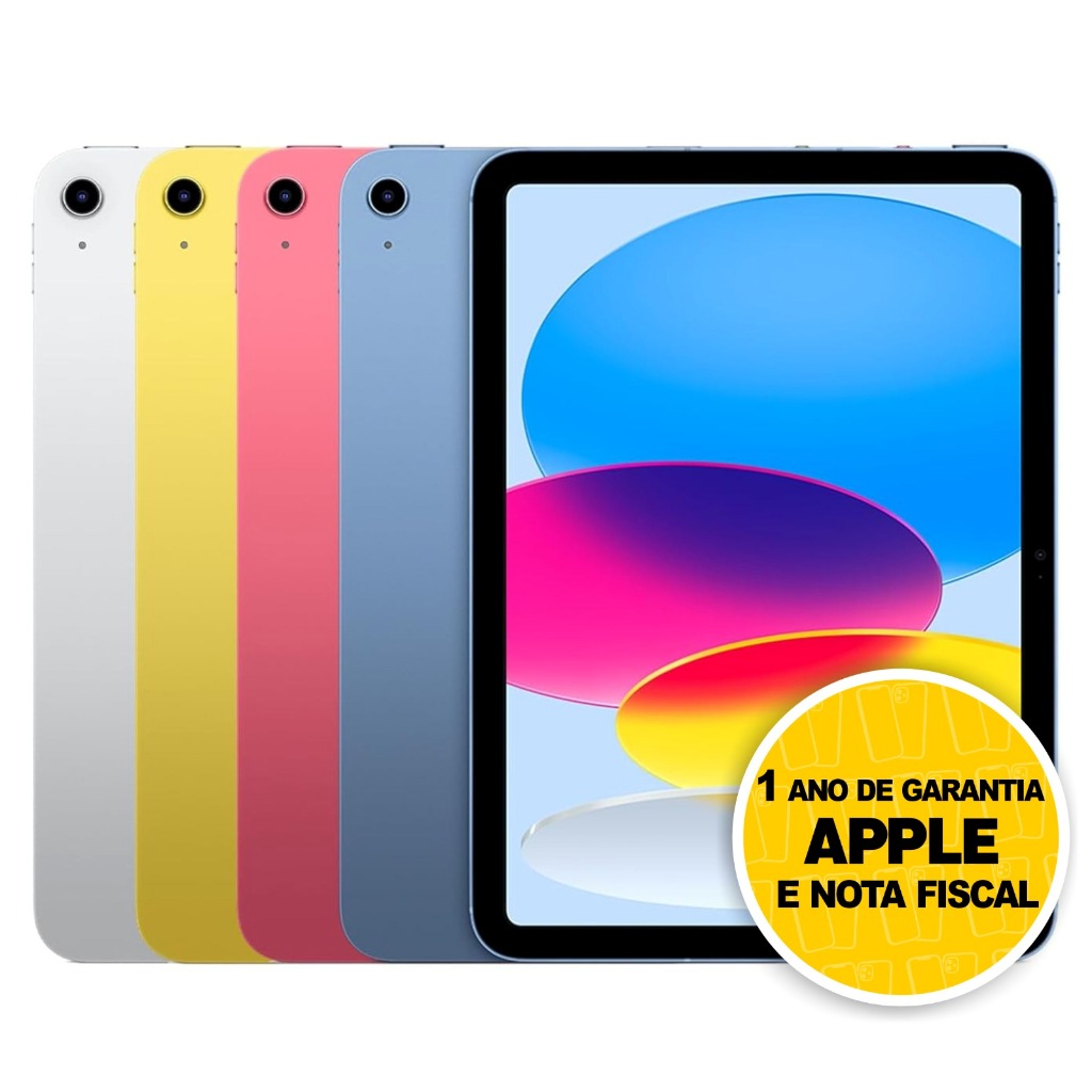 iPad 11 Geração A16  128GB 11 12MP 12MP 1 ANO DE