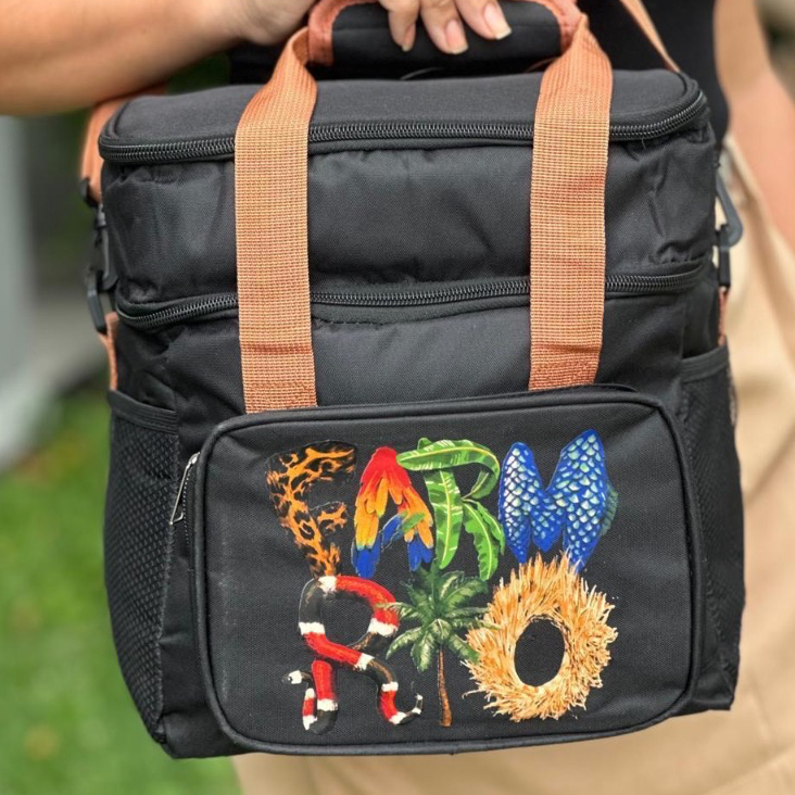 Bolsa feminina térmica com alça transversal ajus