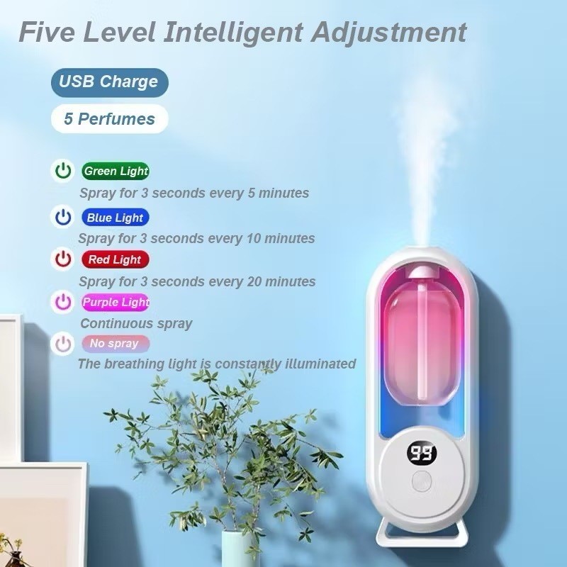 Difusor de aroma de parede sem fio | Umidificador 