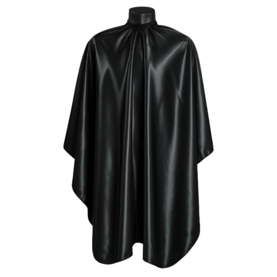 Capas de Corte Adulto Profissional Cetim Preta lis