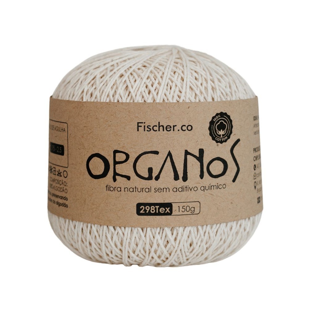 FIO ORGANOS 100% ALGODAO – 3000 NATURAL
