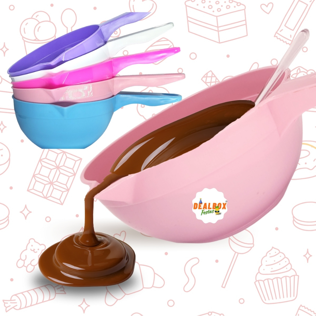 Kit 1 a 5 Panelinhas Multiuso Confeitaria 850ml De