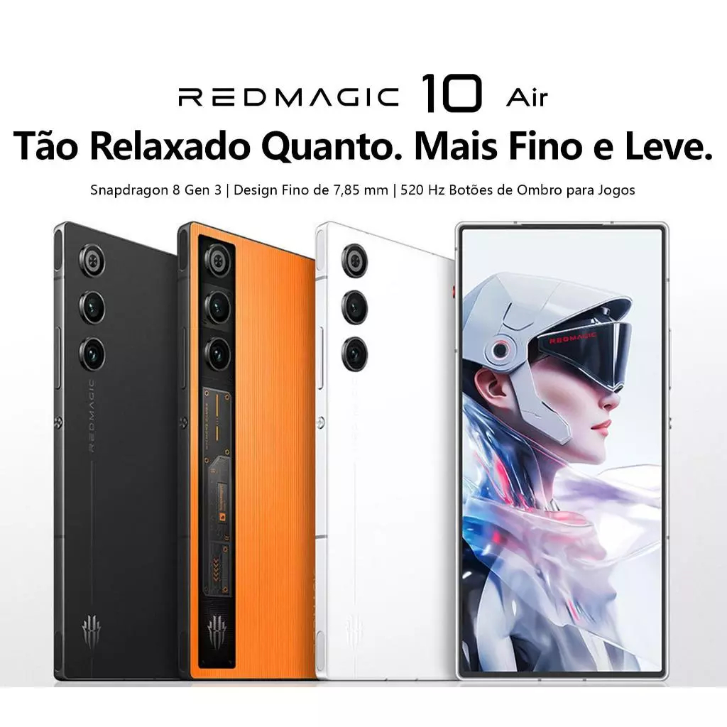 REDMAGIC 10 Air Smartphone celular para jogos 12/1