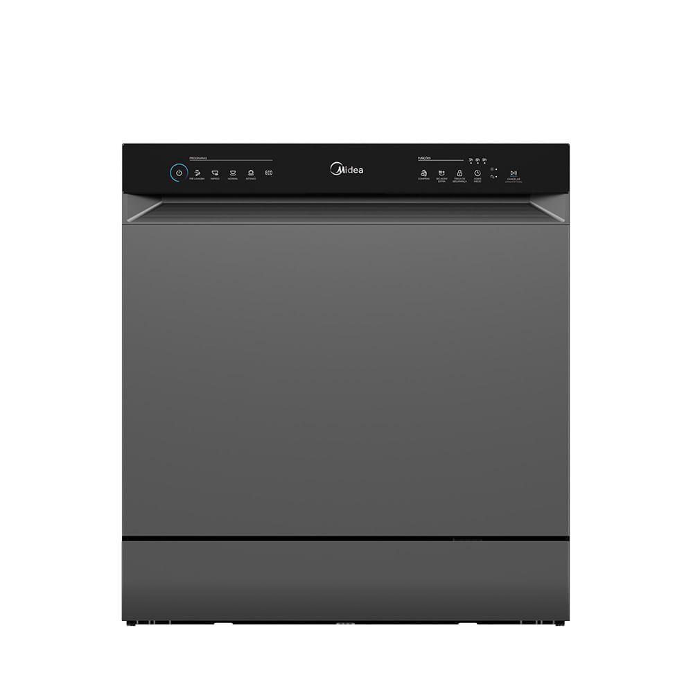 Lava Louças 8 Serviços Cinza Touch Plus Midea MD
