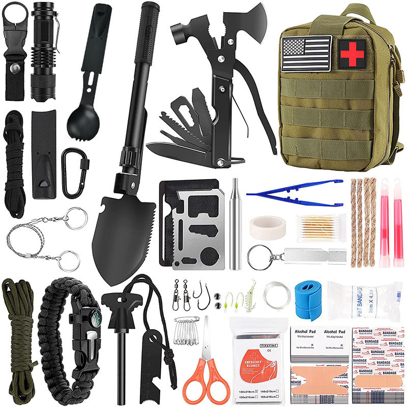 Mochila de Emergência 29 Itens Kit Primeiros Soco