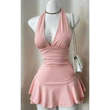 Vestido Miza Suplex Com Babado Tendencia Super Lin