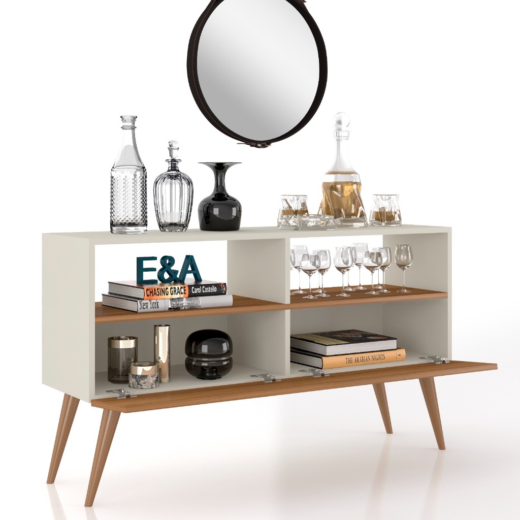 Aparador Buffet Multiuso Moderno Rack Sala Cozinha