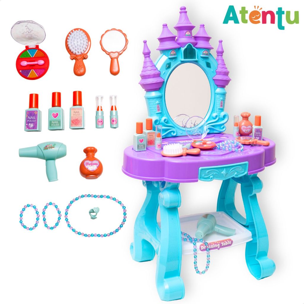 Penteadeira Infantil Castelo Emite Luz e Som Princ