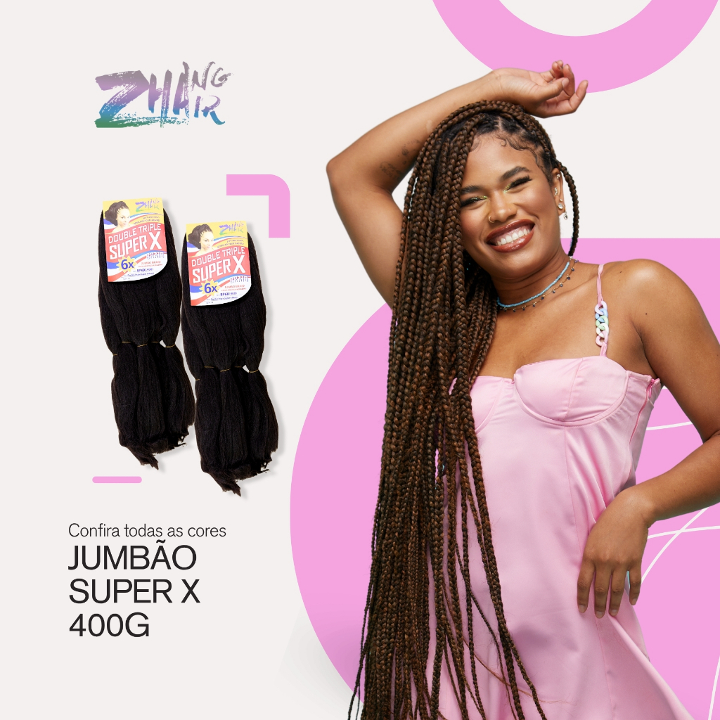 JUMBO SUPER X – 400gr Zhang Hair Jumbão