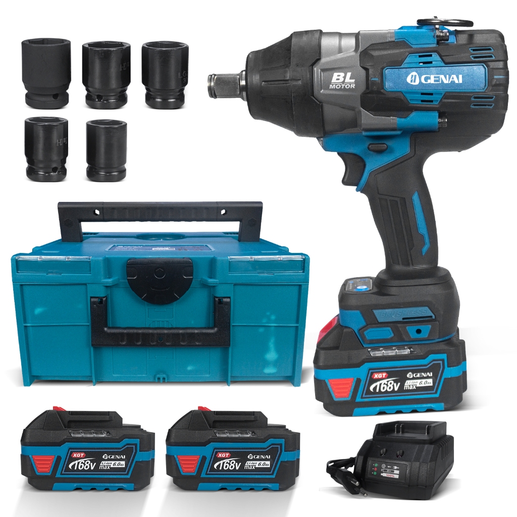 Brushless Chave Elétrica de Impacto 168V 2000NM B