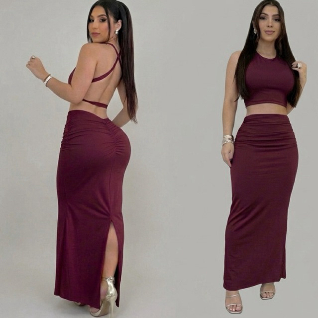 Conjunto Empina Bumbum Feminino Midi Elegante Mode