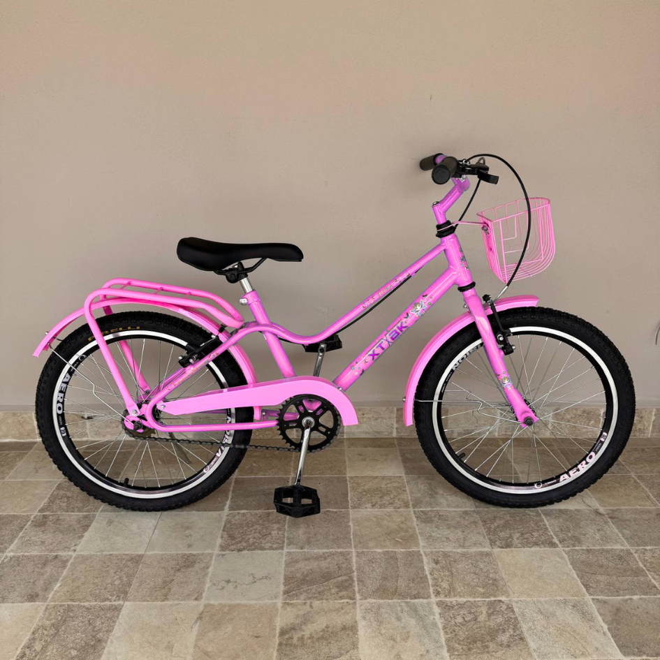 Bicicleta Infantil Aro 20 Feminina Flora XTBK com 