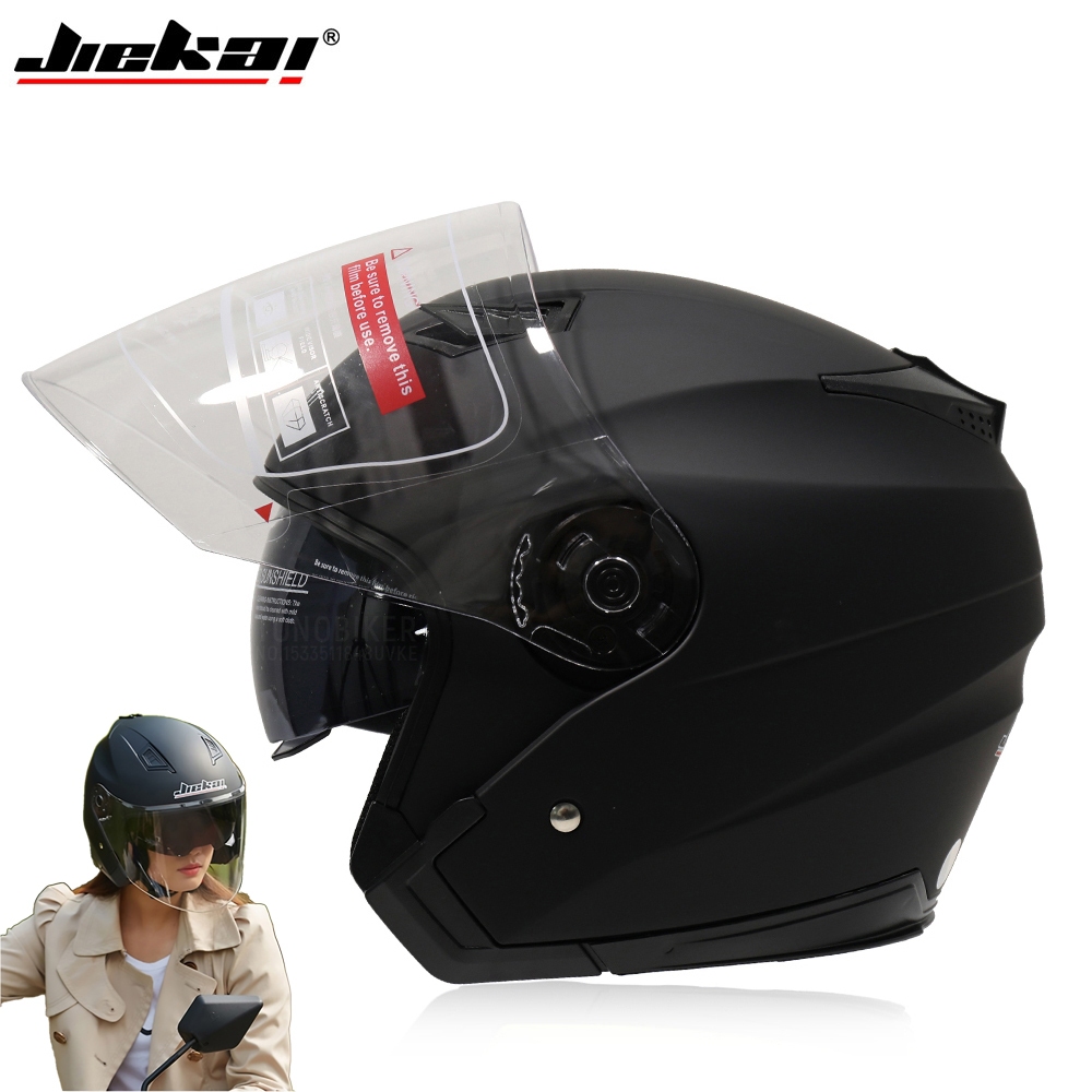 JIEKAI Capacete motor Topi keledar Motocicleta mot