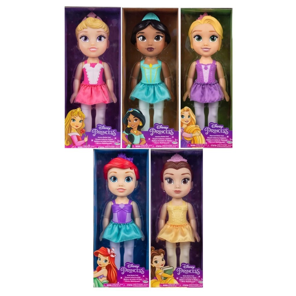 Princesas da Disney 1x Boneca Bailarina Articulada