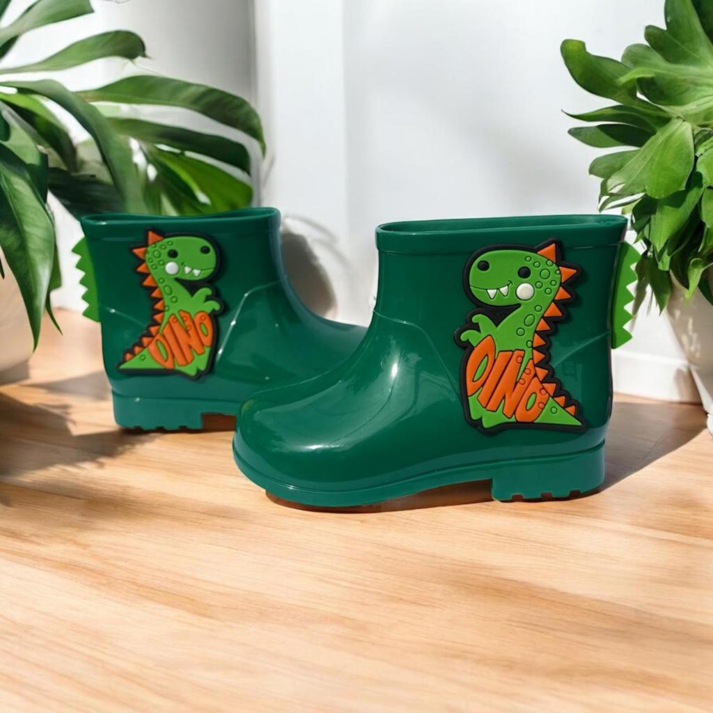 Galocha Infantil Masculina Botinha Meninos Dinossa