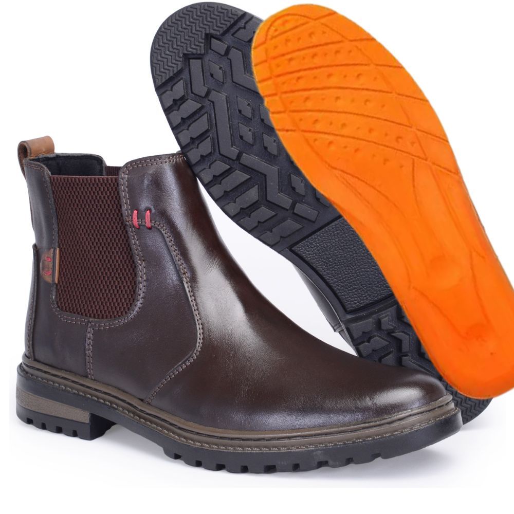 Botina Chelsea Masculina Couro 100% Legítimo Palm