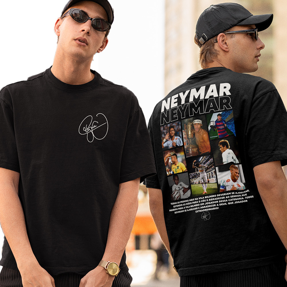 Camisa Premium Neymar Jr Menino Ney Camisa Adulto 