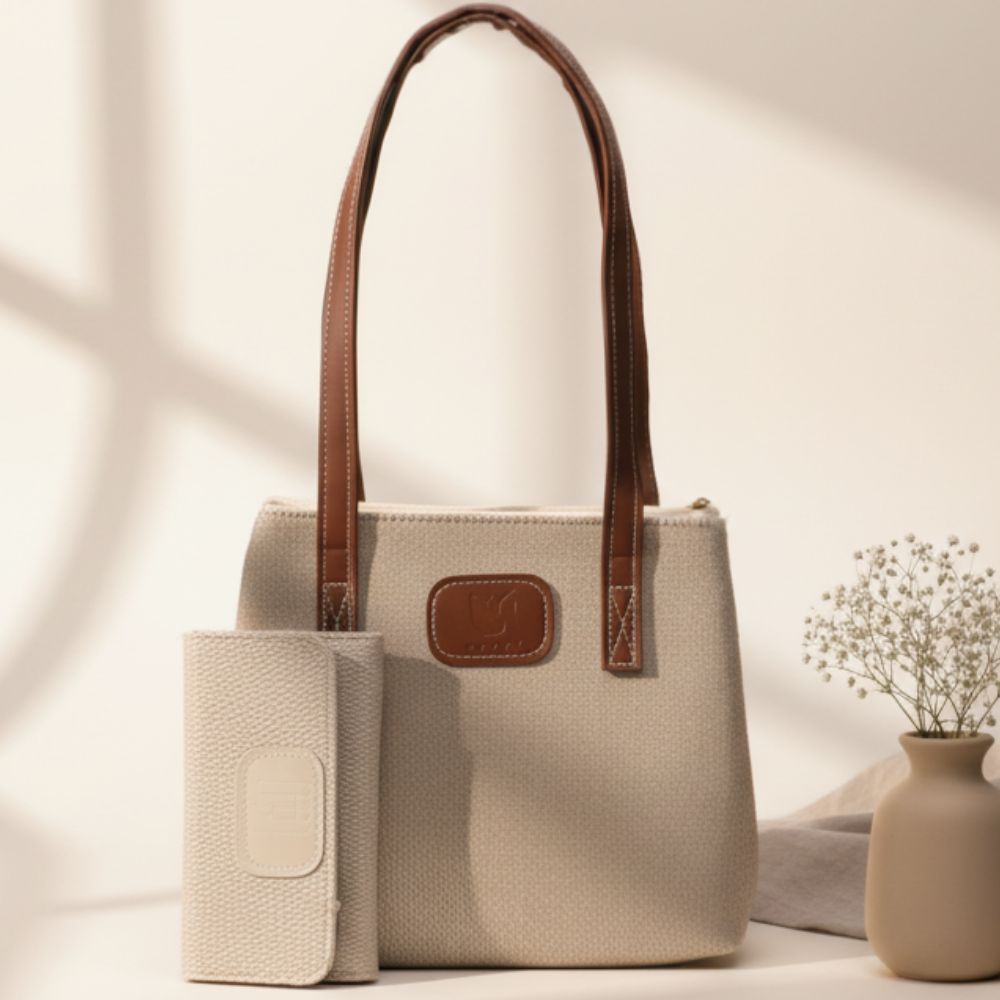 Bolsa Feminina Lona Mini Tote Alça Reforçada + C