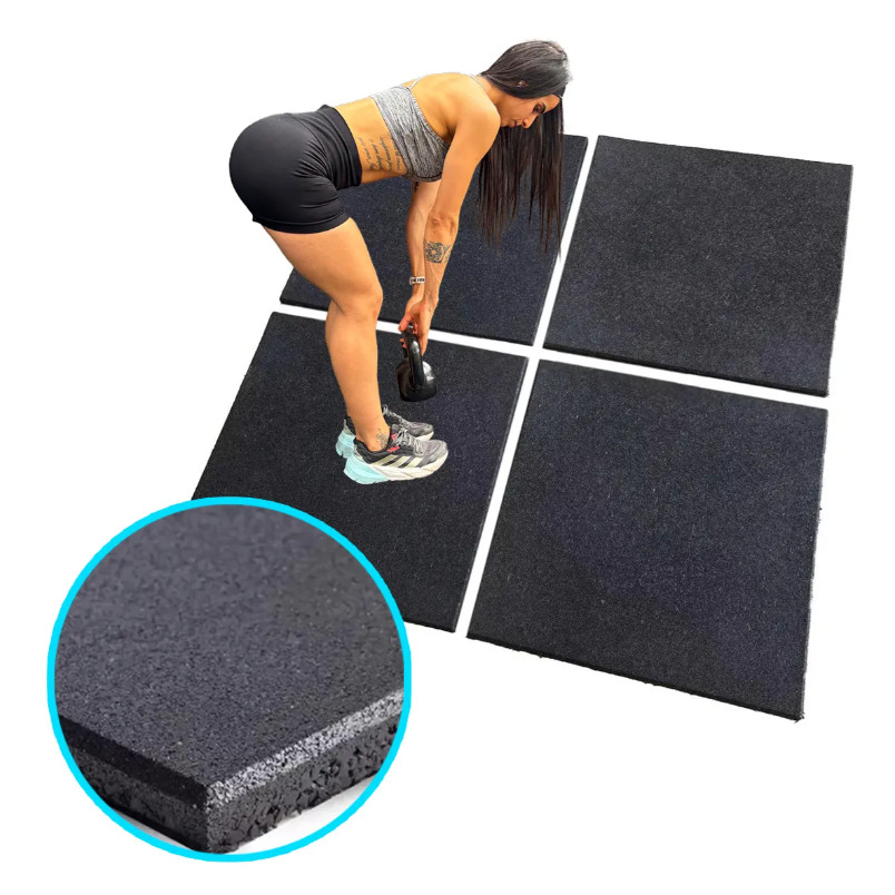 kit 10 Pisos Emborrachado Para Academia Crossfit 2