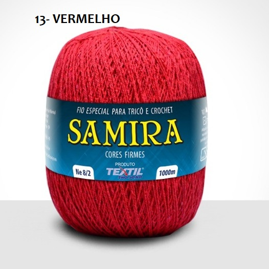 Fio Linha Samira São João 1000 metros VERMELHO