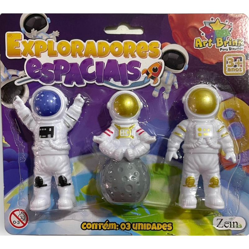 astronauta, kit com 3 peças, universo, astrologia