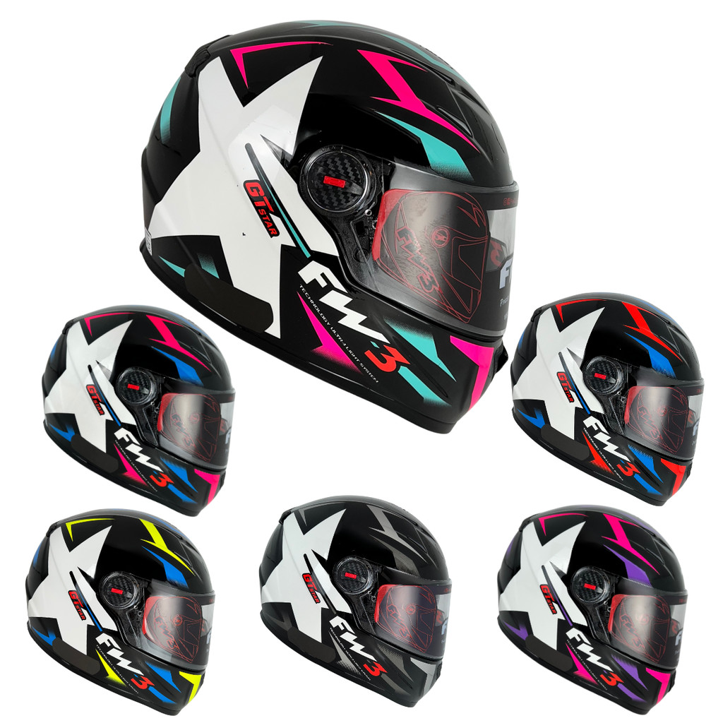 Capacete Lançamento FW3 GTX STAR Integral Fechado