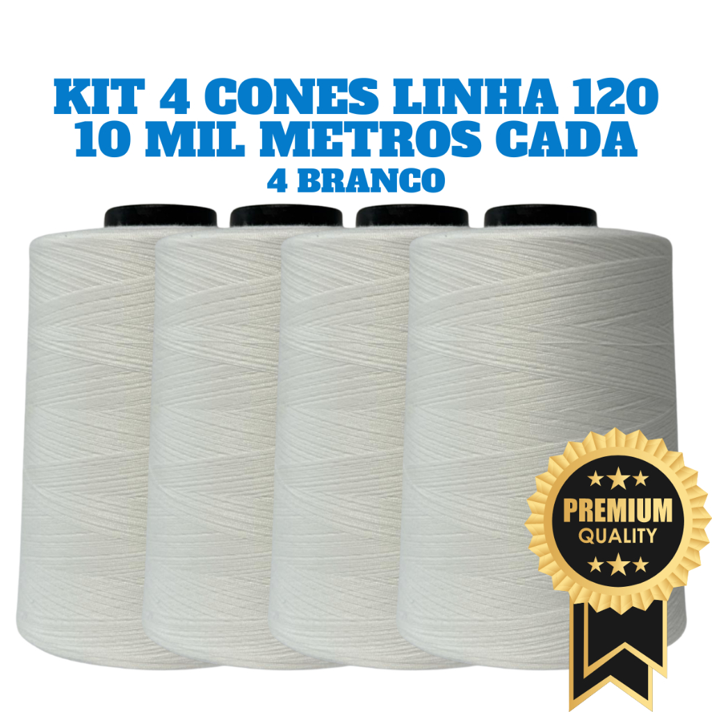 KIT 04 LINHA 120 10 MIL METROS CADA – MAQUIN