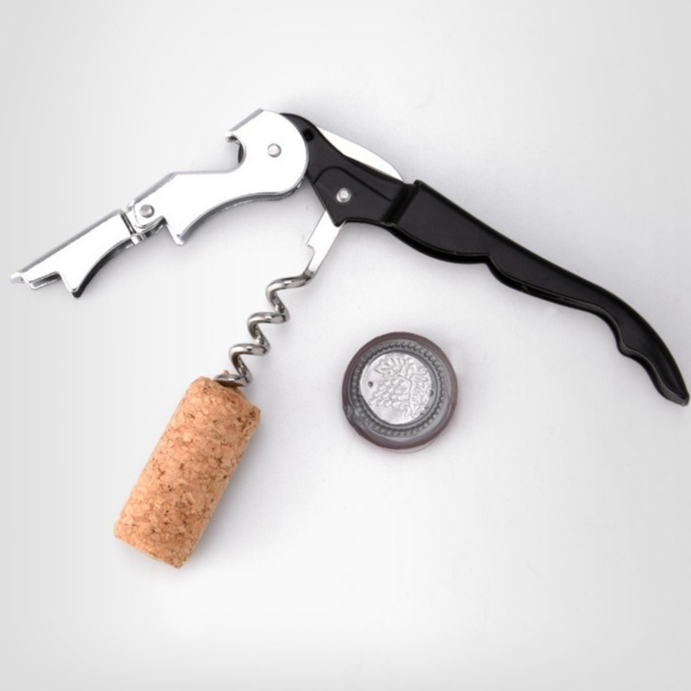 Abridor de Garrafas 12cm Simples Vinho Articulado 