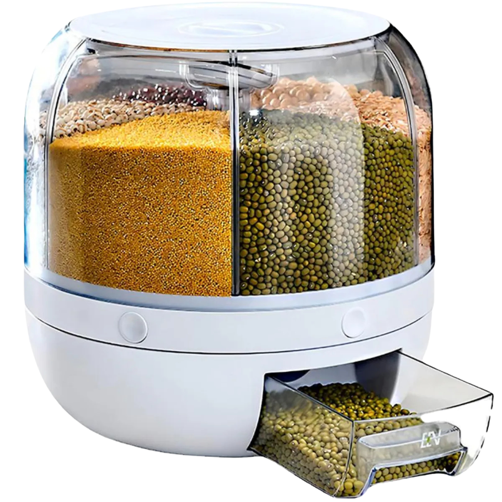 Organizador Dispenser Giratório Para Cereais Grã