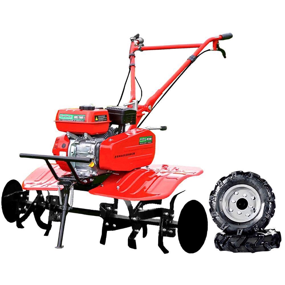 Motocultivador Gasolina 7,0 HP 4T 212 CC Rodas e E