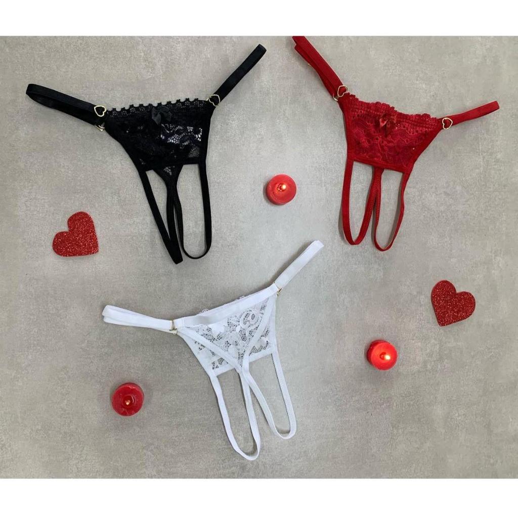 Kit 2 Calcinhas Fio Dental Lingerie Apressadinha S