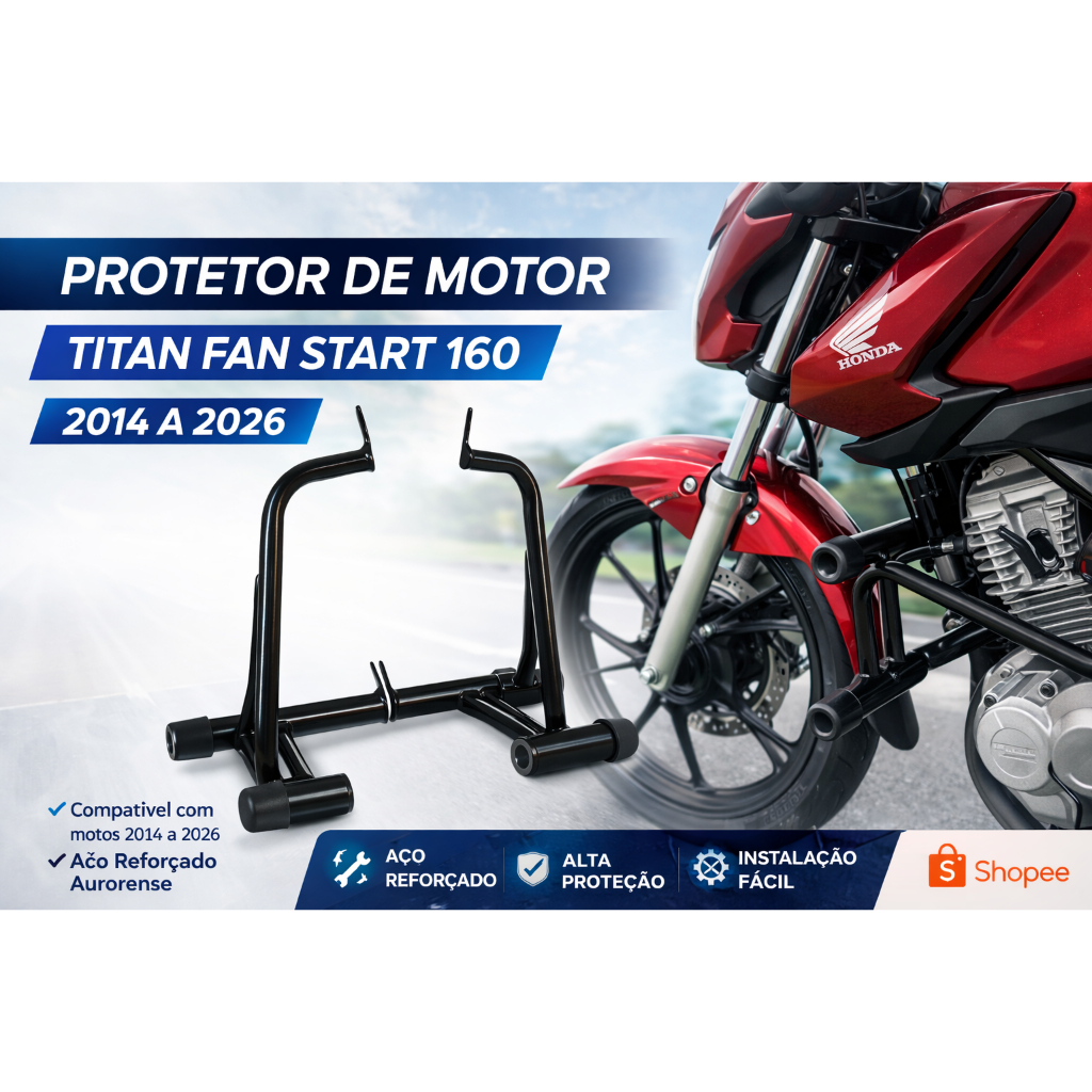 Protetor de Motor Titan Fan Start 160 – Auro