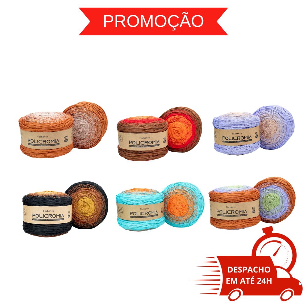 Cordão Nautico Multicolor Policromia 5mm Fischer